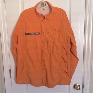 Jeep Outdoor Collection Orange Lightweight Shirt Jacket
